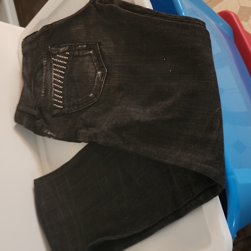 Men's Robin's jeans size 38/34 black Great Condition